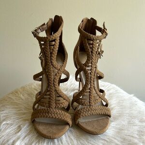 Women’s Aldo Sinfony Caged Strappy High Heels Sandal size 6.5